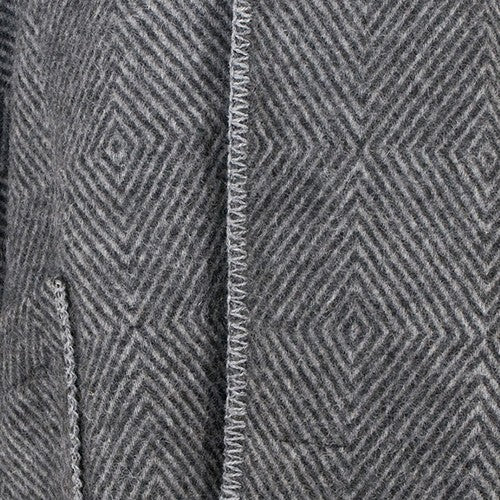 Lapuan Kankurit Maria Grey / Black Wool Pocket Shawl - Image 2