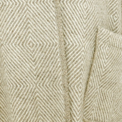 Lapuan Kankurit Maria Taupe / Ivory Wool Pocket Shawl - Image 3
