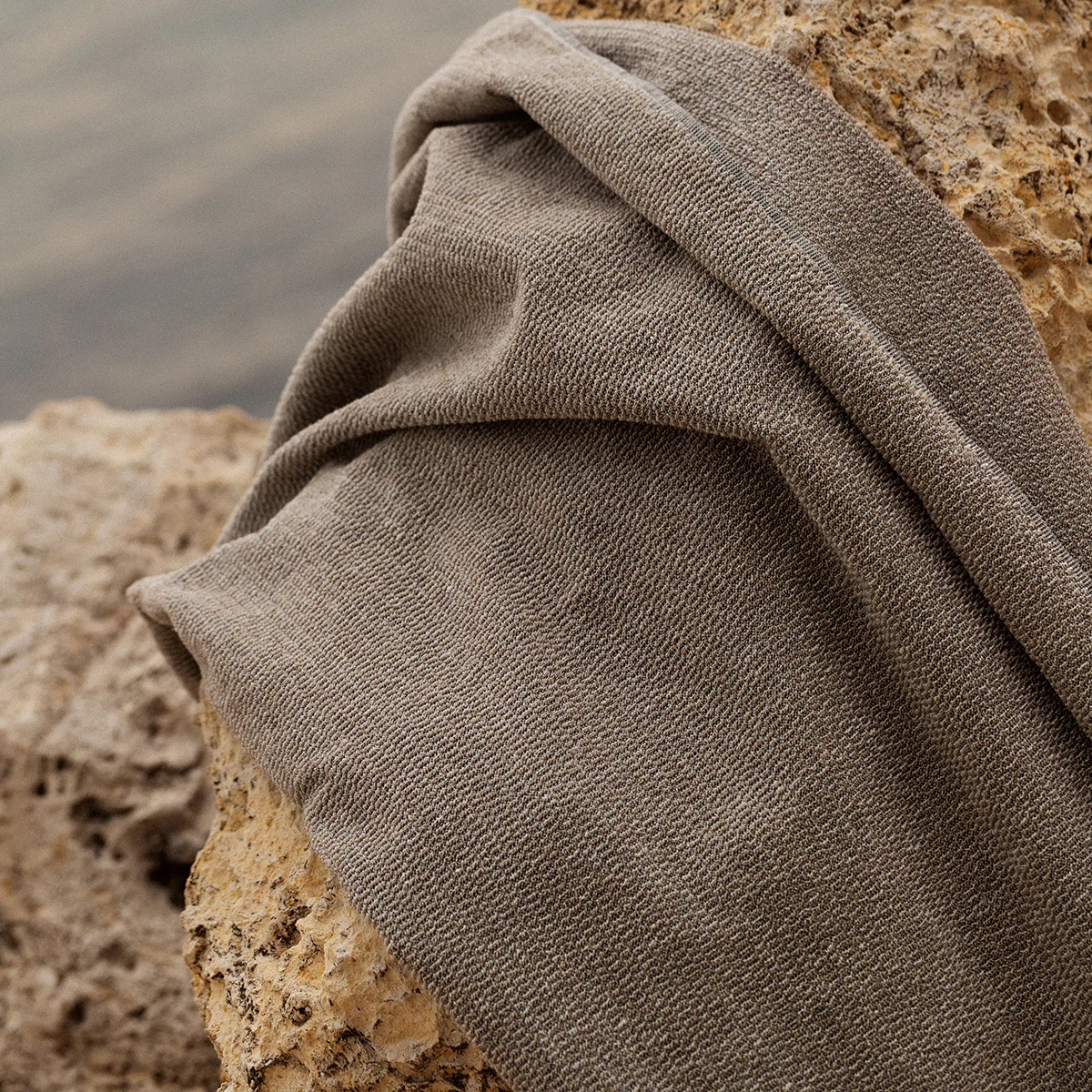 Lapuan Kankurit Meri Beige / Black Bath Towel - Image 2