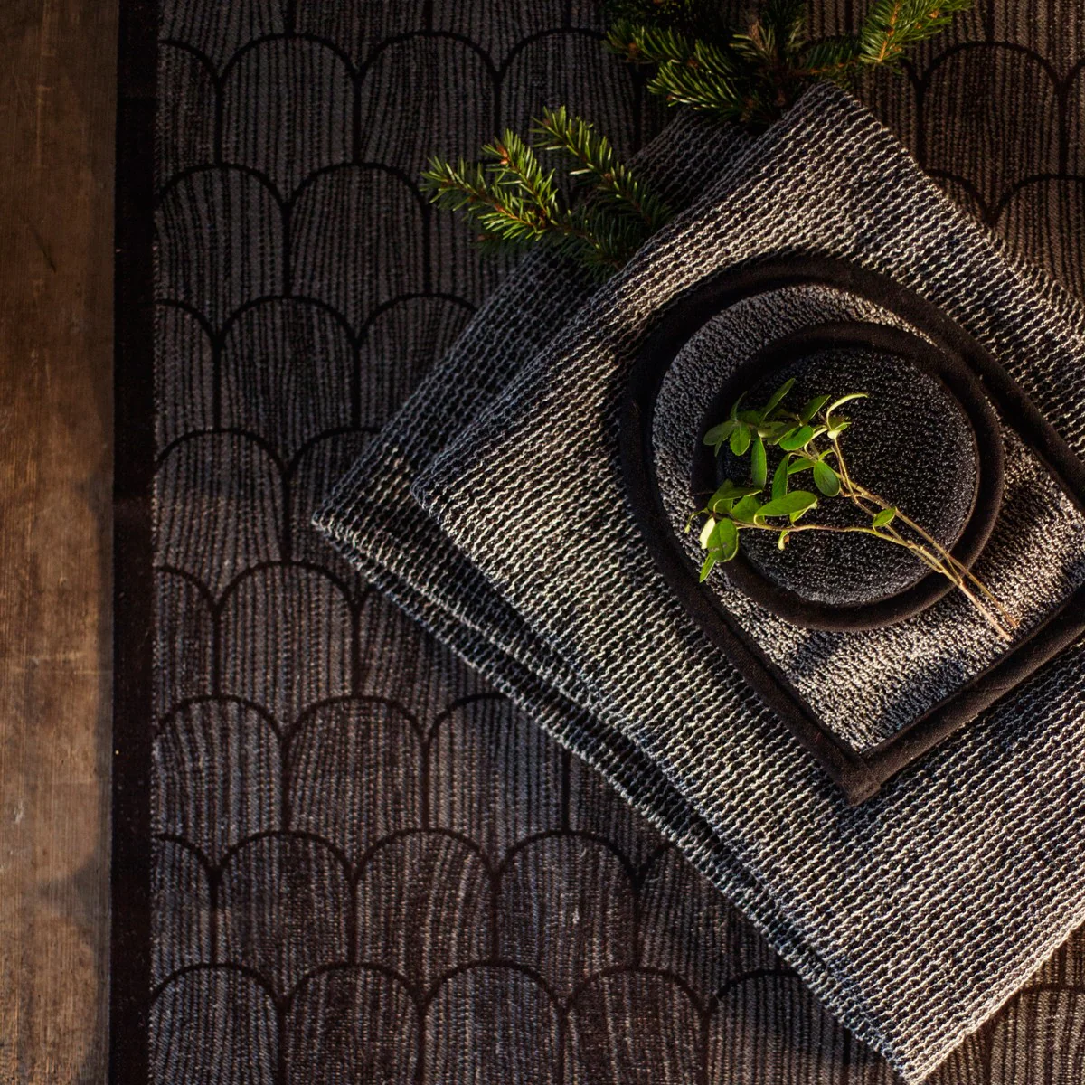 Lapuan Kankurit Paanu Taupe Bench Cover - Image 5
