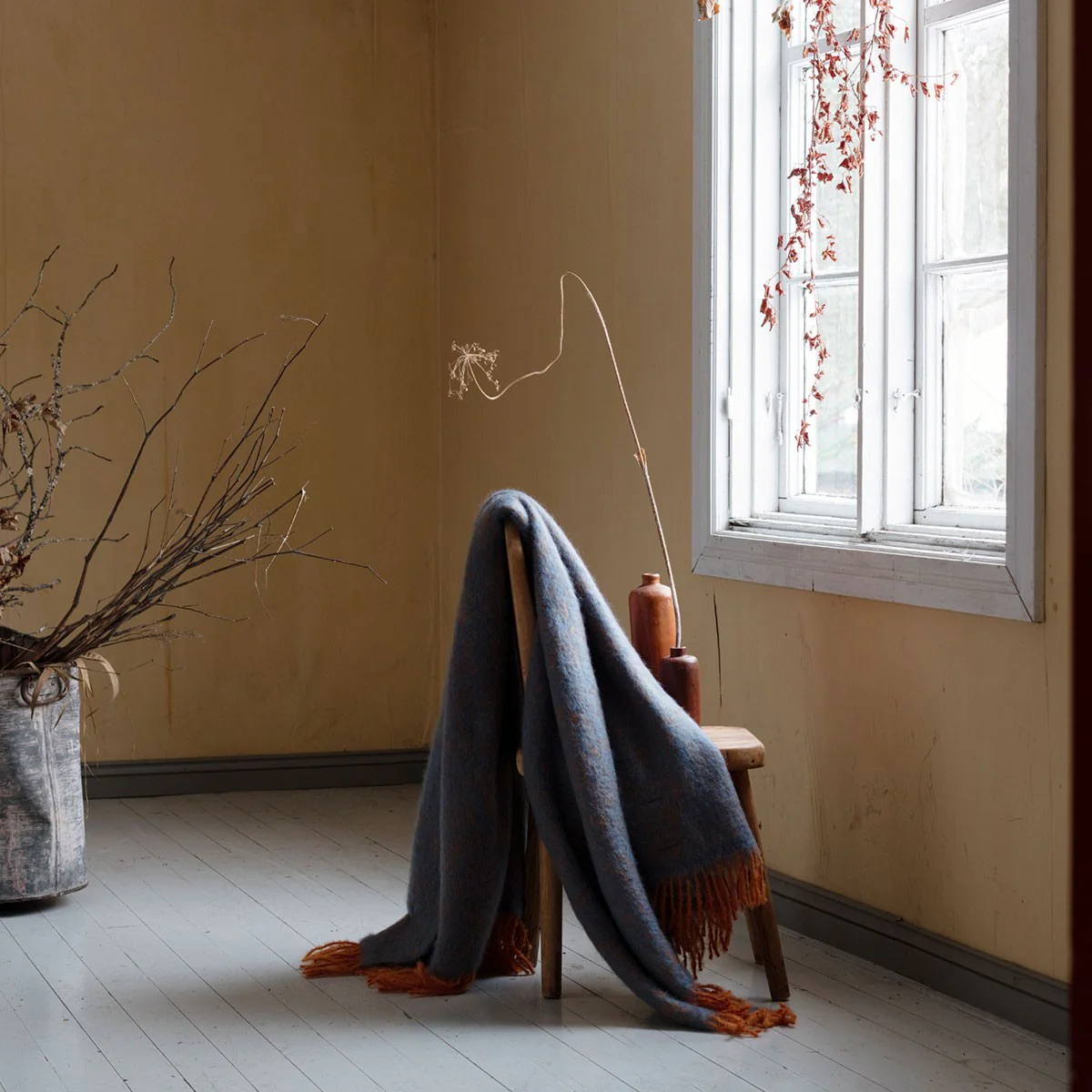 Lapuan Kankurit Revontuli Blue / Orange Blanket - Image 3