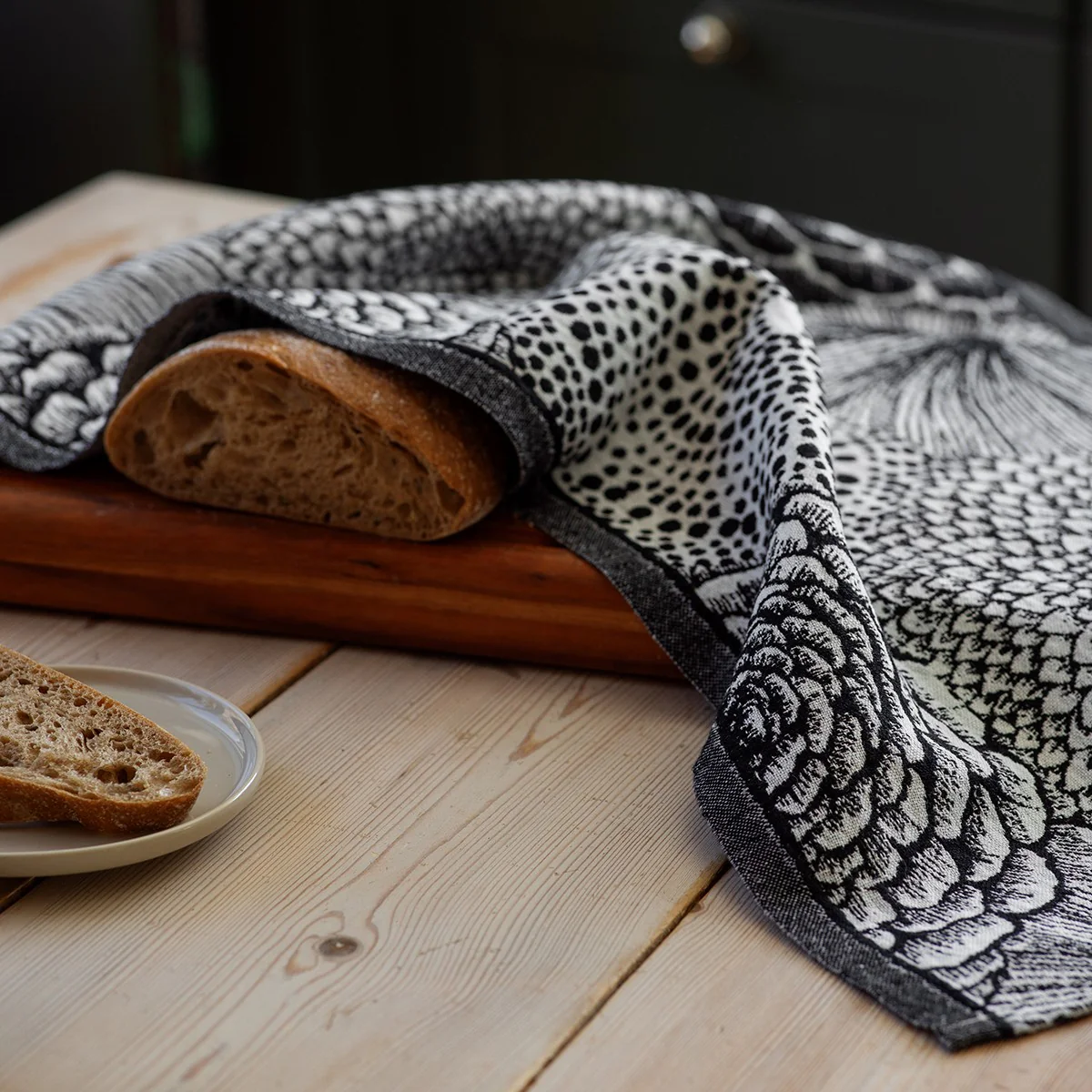 Lapuan Kankurit Ruut White / Black Tea Towel - Image 3