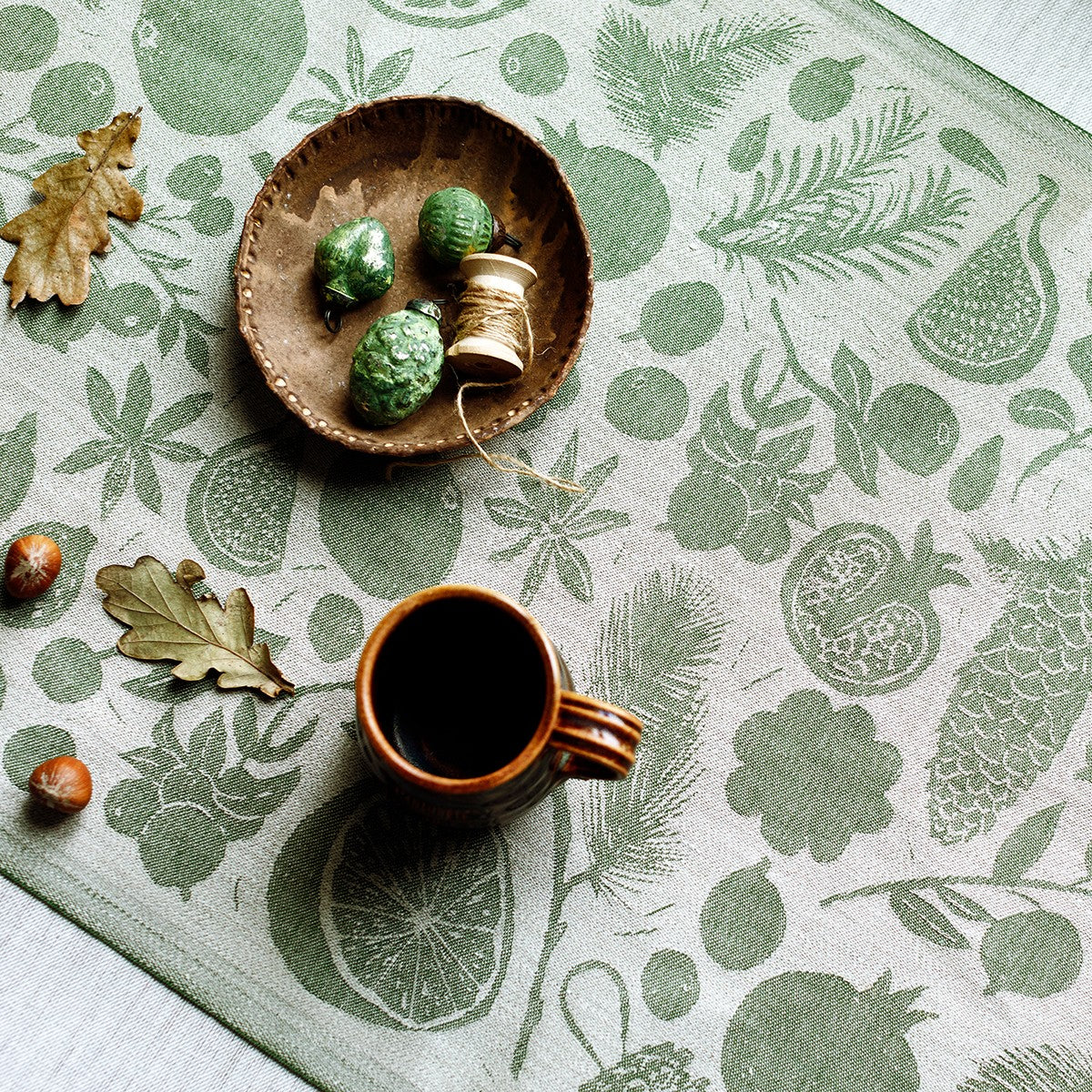 Lapuan Kankurit Talven Tuoksut Green / Beige Placemat - Image 3