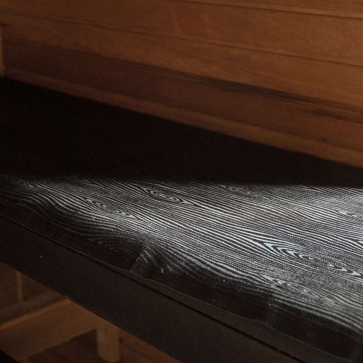 Lapuan Kankurit Viilu Black / Dark Blue Sauna Seat Cover - Image 2