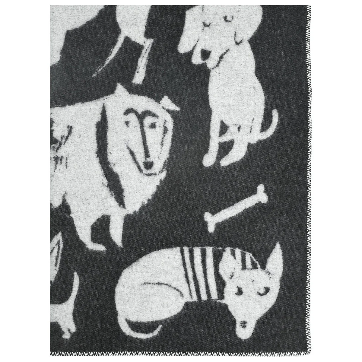 Lapuan Kankurit Koirapuisto Black Wool Blanket - Image 5