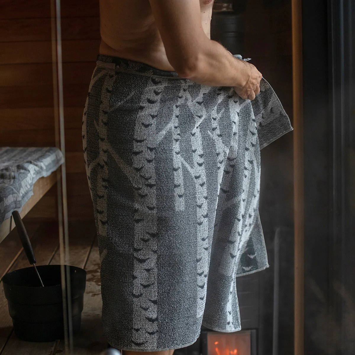 Lapuan Kankurit Koivu Sauna / Bath Towel - Image 2