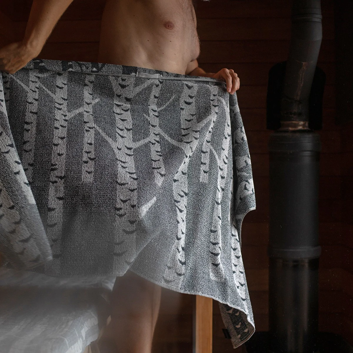 Lapuan Kankurit Koivu Sauna / Bath Towel - Image 4