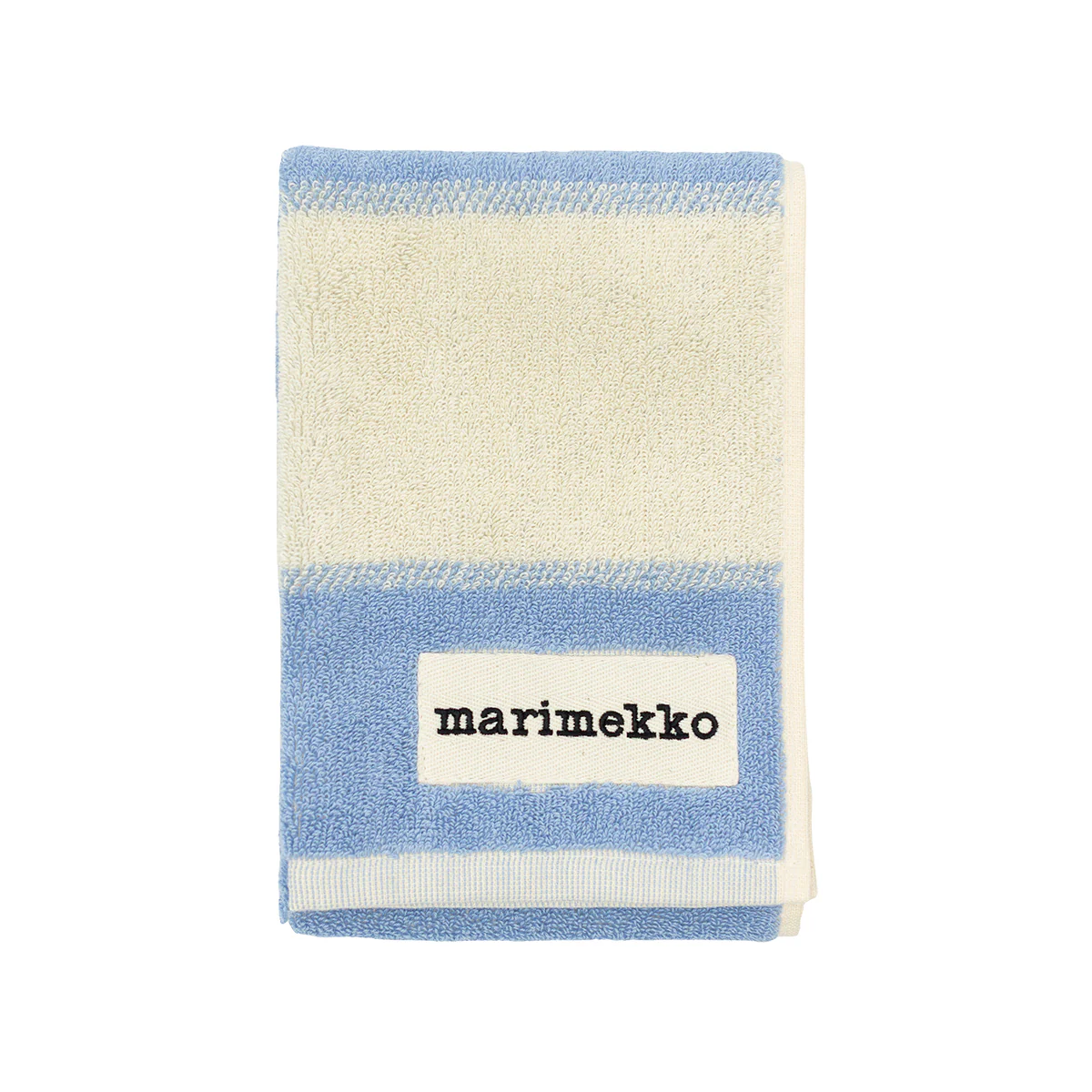 Marimekko Galleria Light Blue / Sand Guest Towel - Image 6