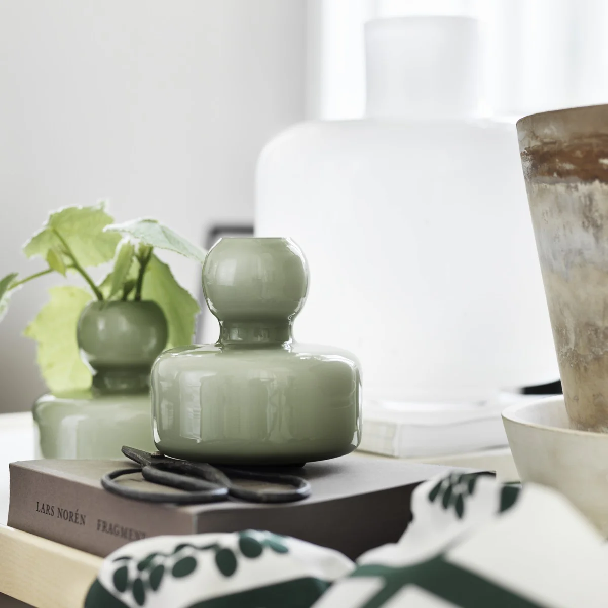 Marimekko Green Flower Vase - Image 5
