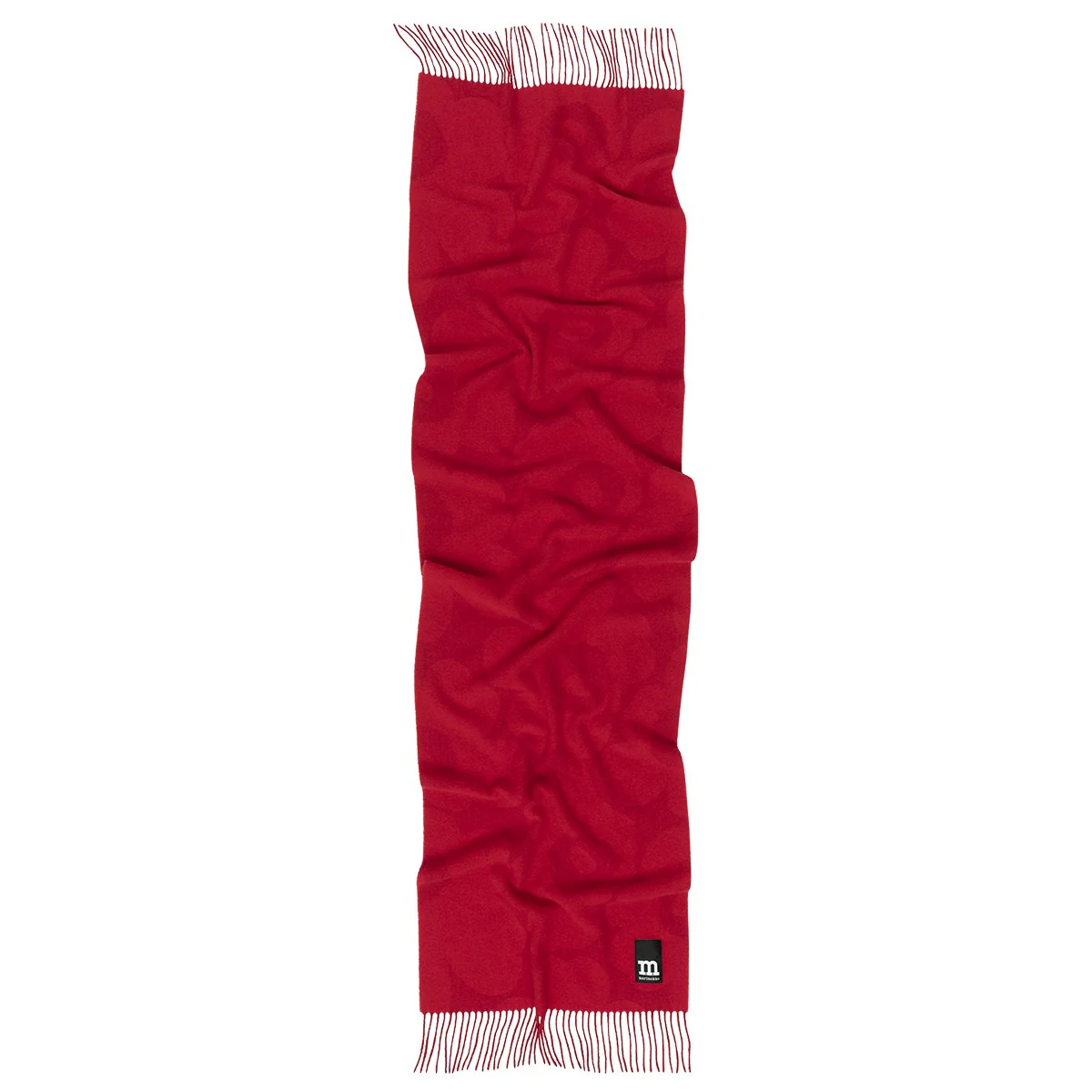 Marimekko Identtinen Unikko Red Scarf - Image 3