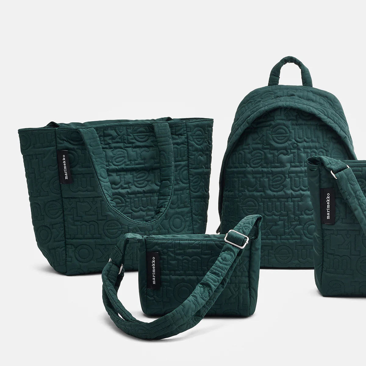 Marimekko Logo Dark Green Small Crossbody Shoulder Joy Bag - Image 6