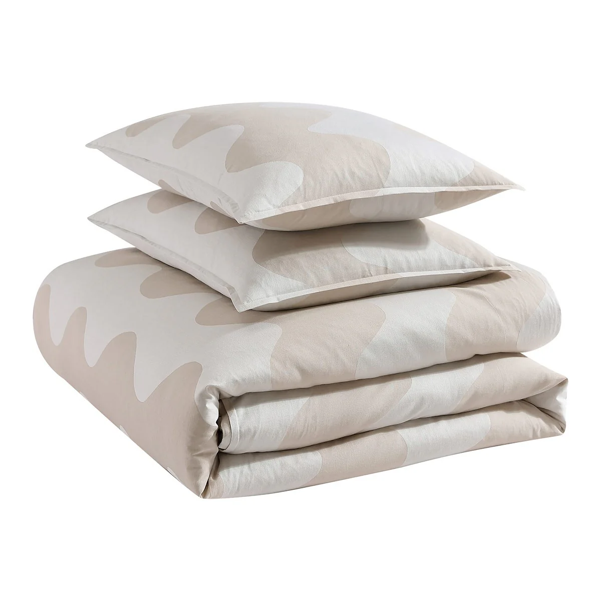 Marimekko Lokki Beige / White Full / Queen Duvet Cover Set - Image 5