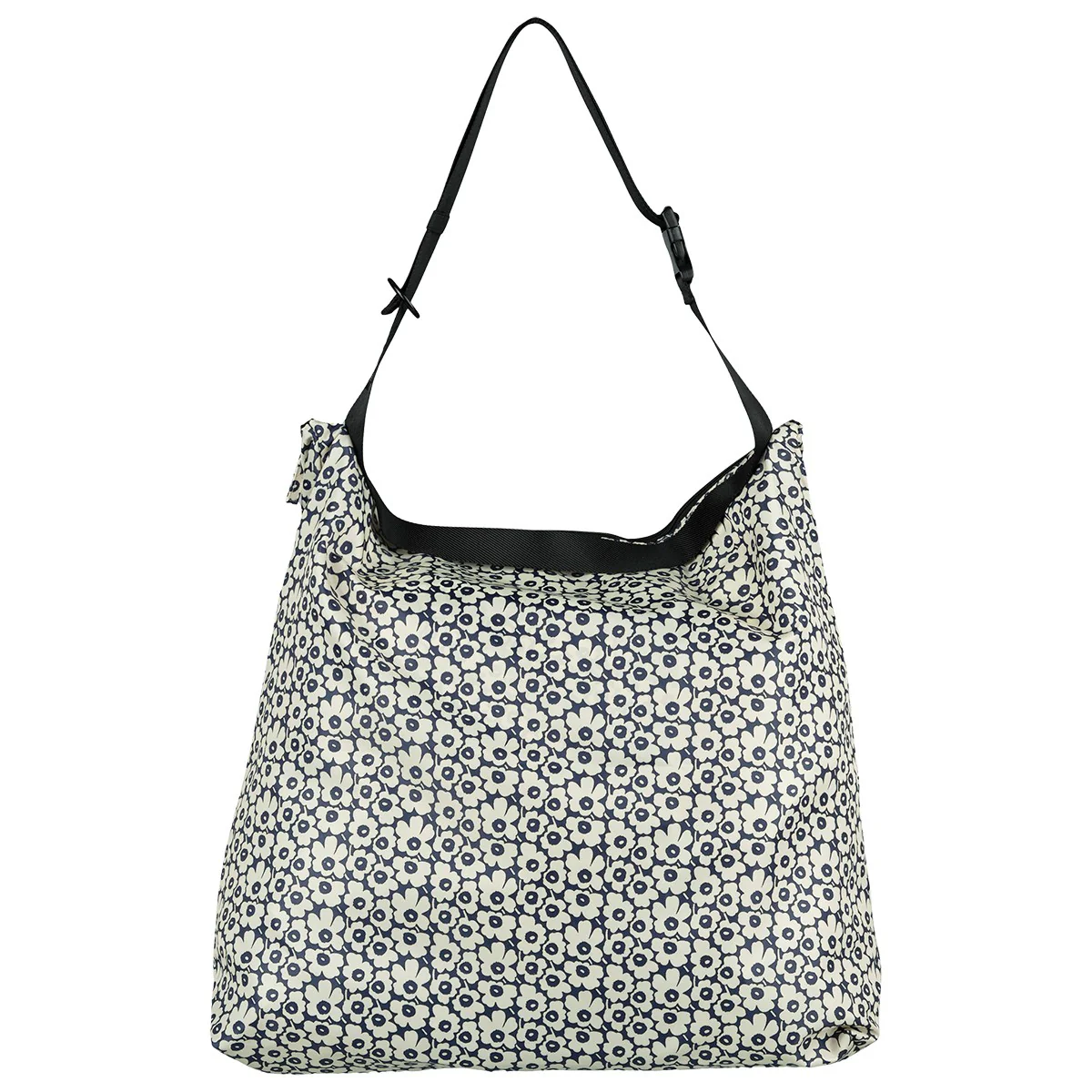 Marimekko Mini Unikko Cream / Dark Blue Large Neat Crossbody Shoulder Bag - Image 4