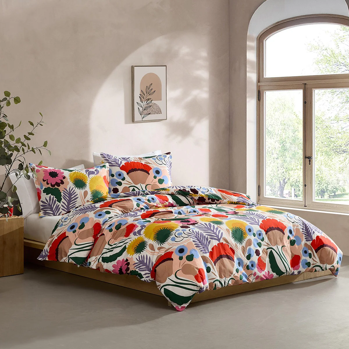 Marimekko Ojakellukka Full / Queen Duvet Cover Set - Image 3