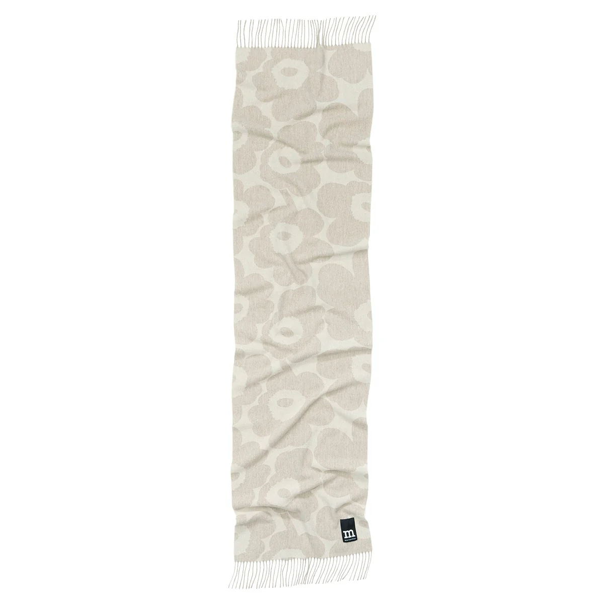 Marimekko Ovlin Unikko Beige / Sand Scarf - Image 3