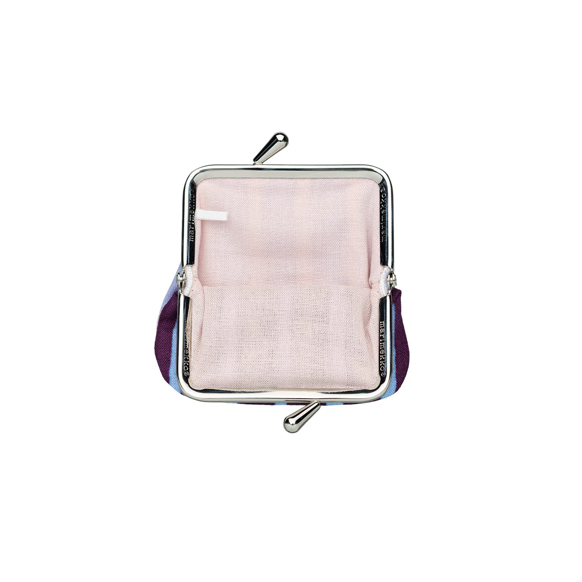 Marimekko Piccolo Light Blue / Pink / Dark Purple Mini Coin Purse - Image 3