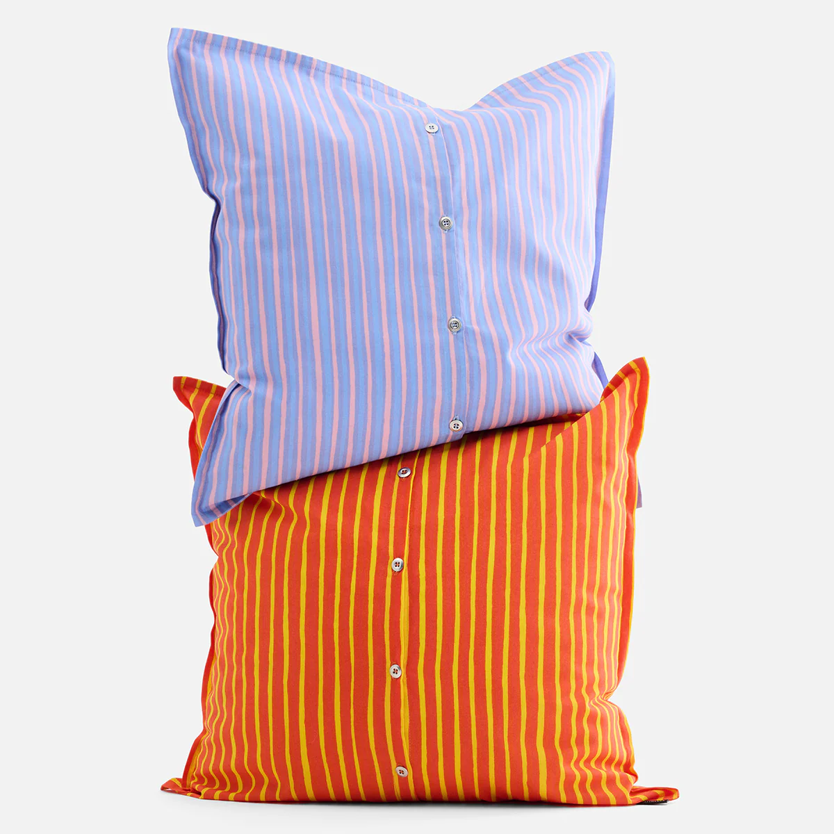 Marimekko Piccolo Orange-Red / Yellow Throw Pillow - Image 4