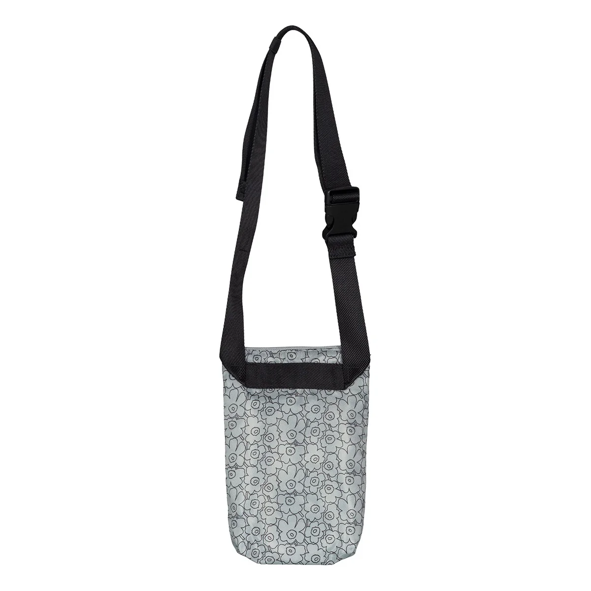 Marimekko Piirto Unikko Grey / Black Neat Phone Pocket Bag - Image 3