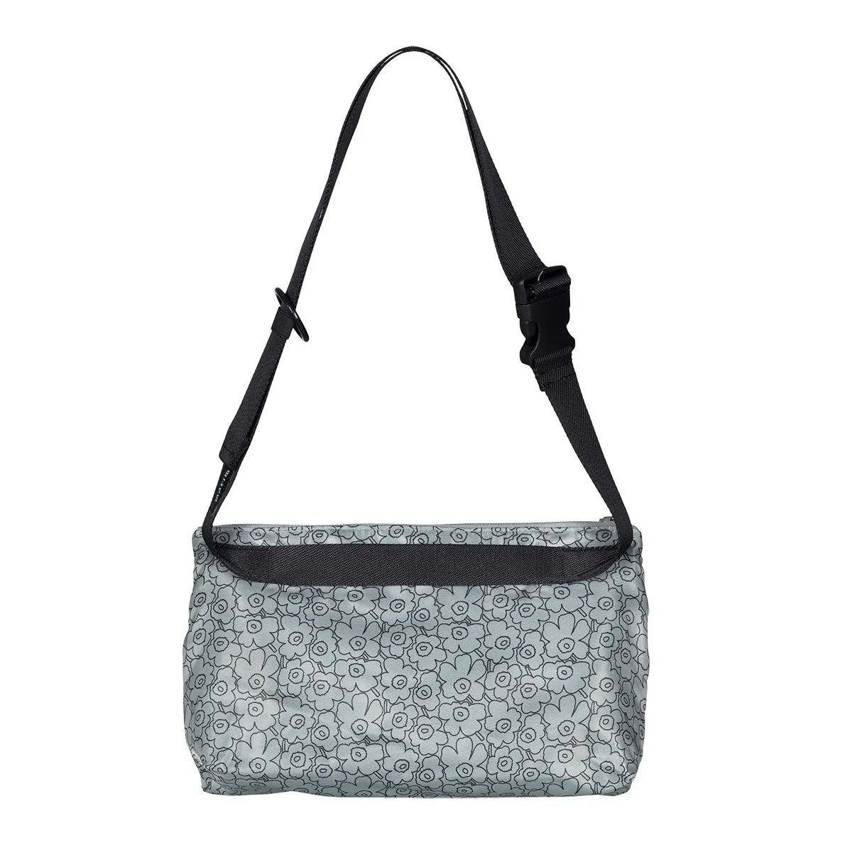 Marimekko Piirto Unikko Grey / Black Small Neat Crossbody Shoulder Bag - Image 3