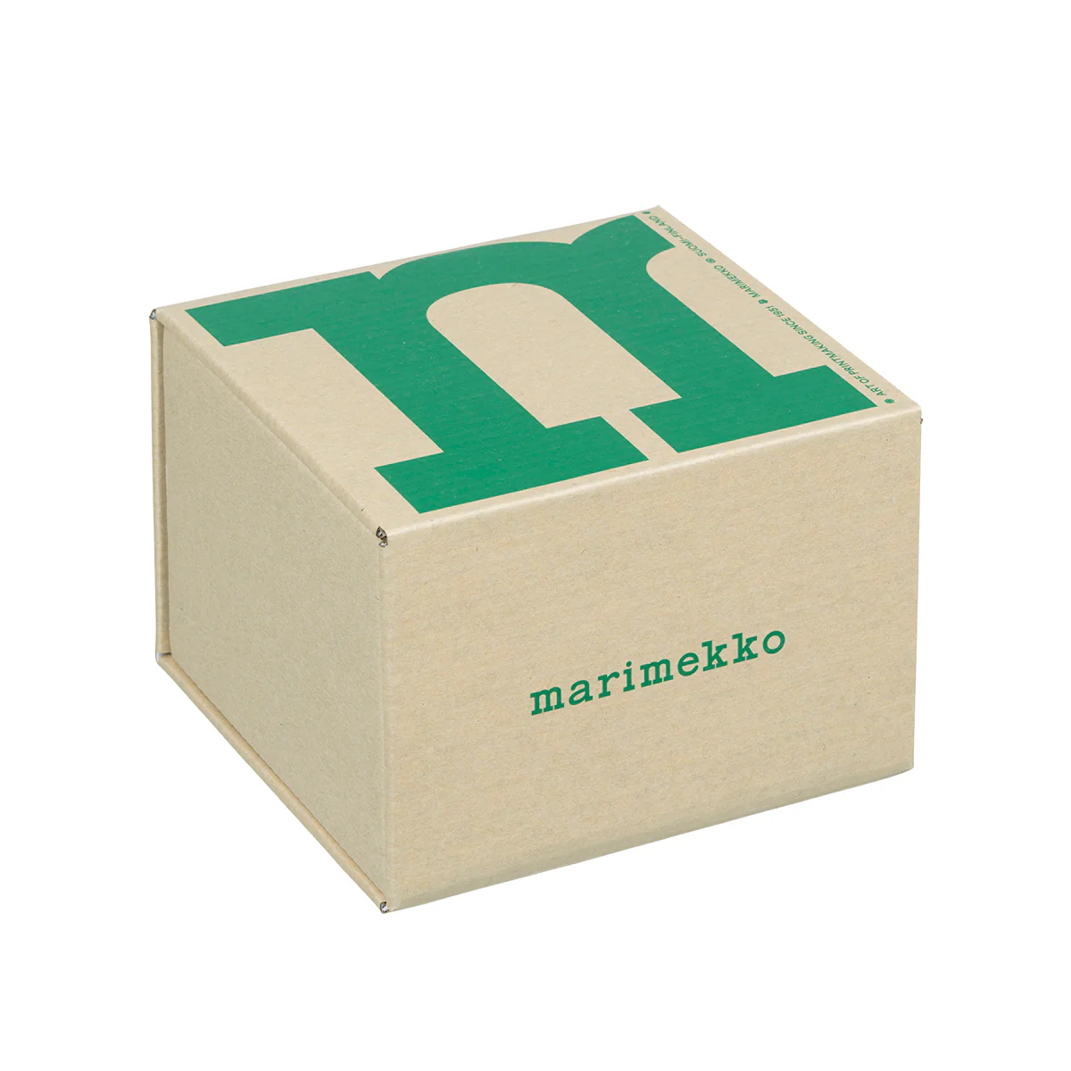 Marimekko Piirto Unikko White / Green Collectible Ornament - Image 3