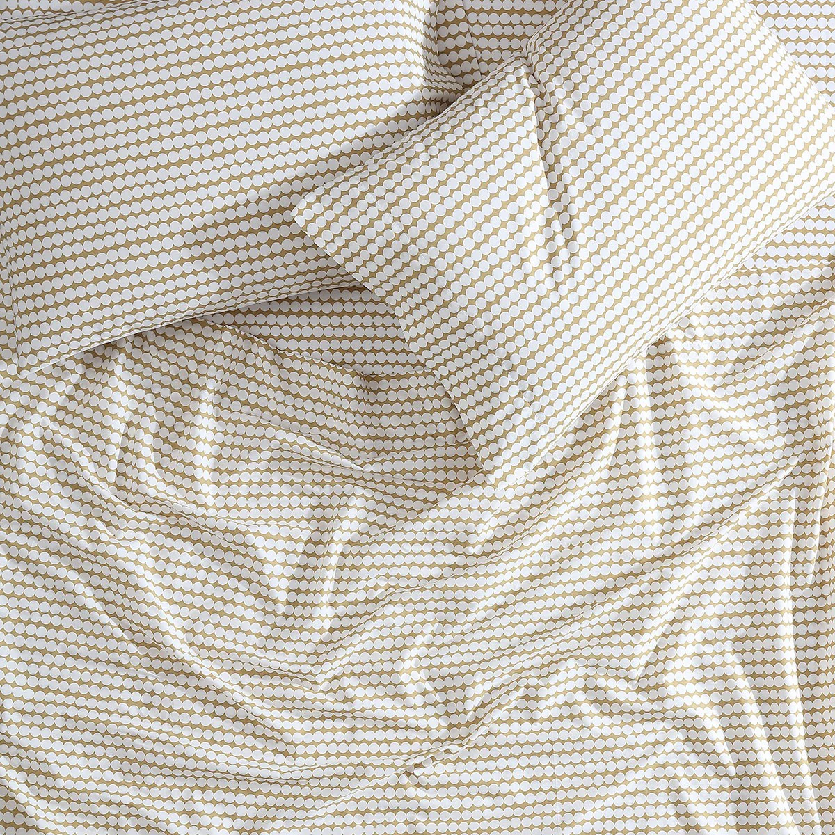 Marimekko Pikku Rasymatto Beige / White King Sheet Set - Image 2