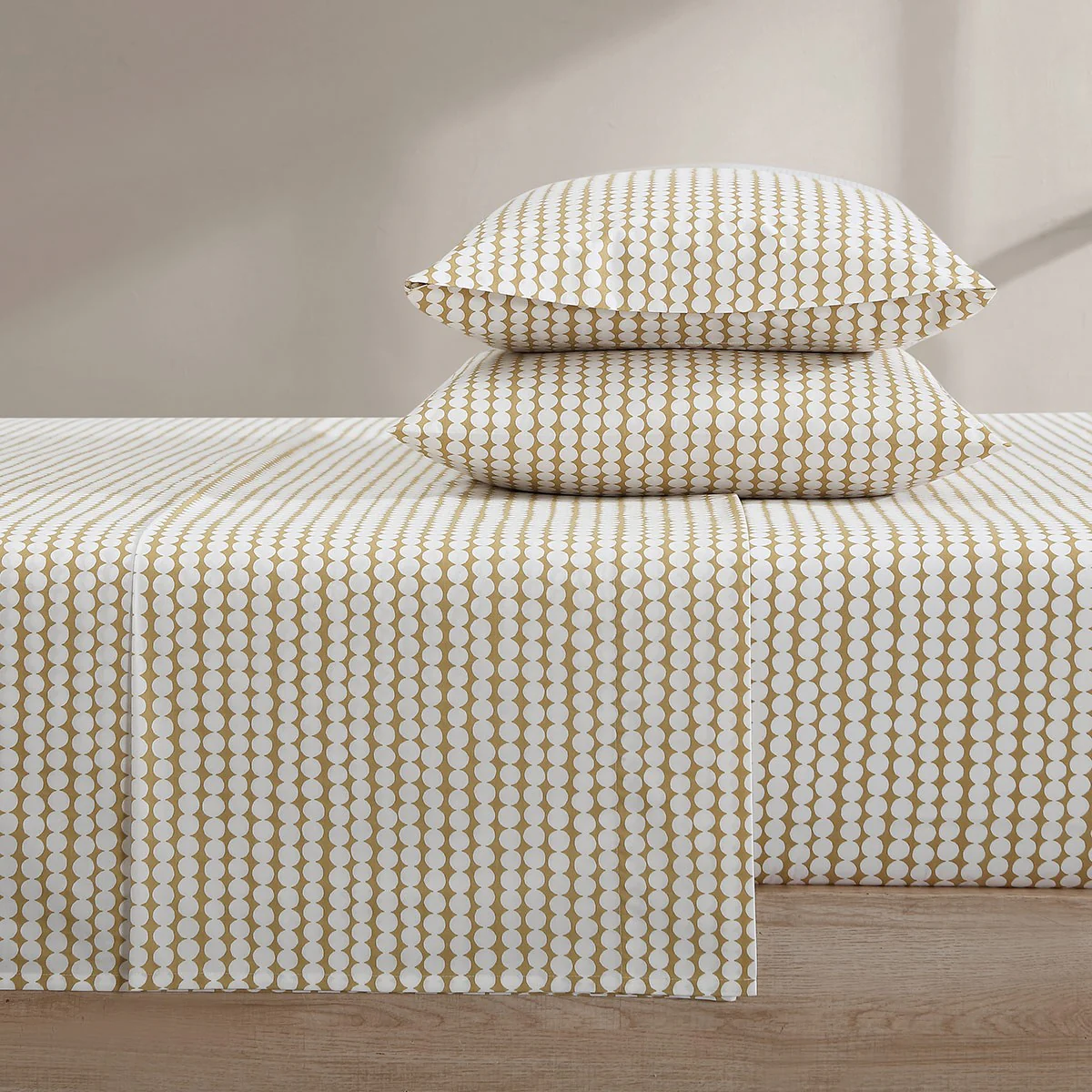 Marimekko Pikku Rasymatto Beige / White King Sheet Set - Image 3