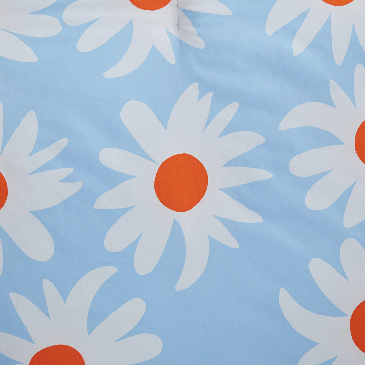 Marimekko Rakastaa Ei Rakasta Light Blue / Orange Duvet Cover Set - King - Image 5