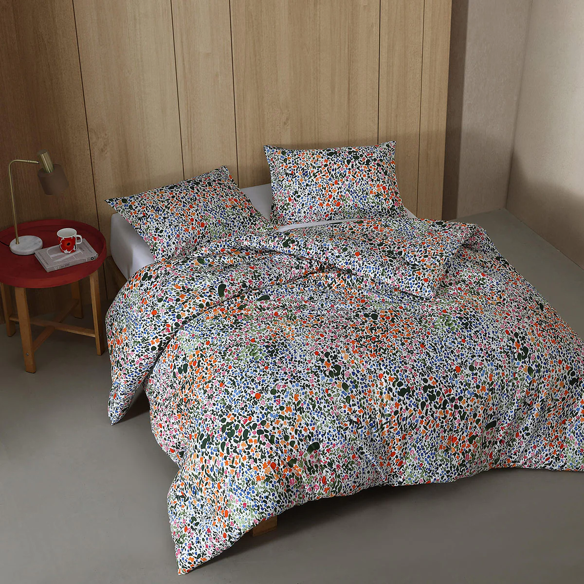 Marimekko Rantaniitty Orange / Green / Multi Duvet Cover Set - King - Image 6