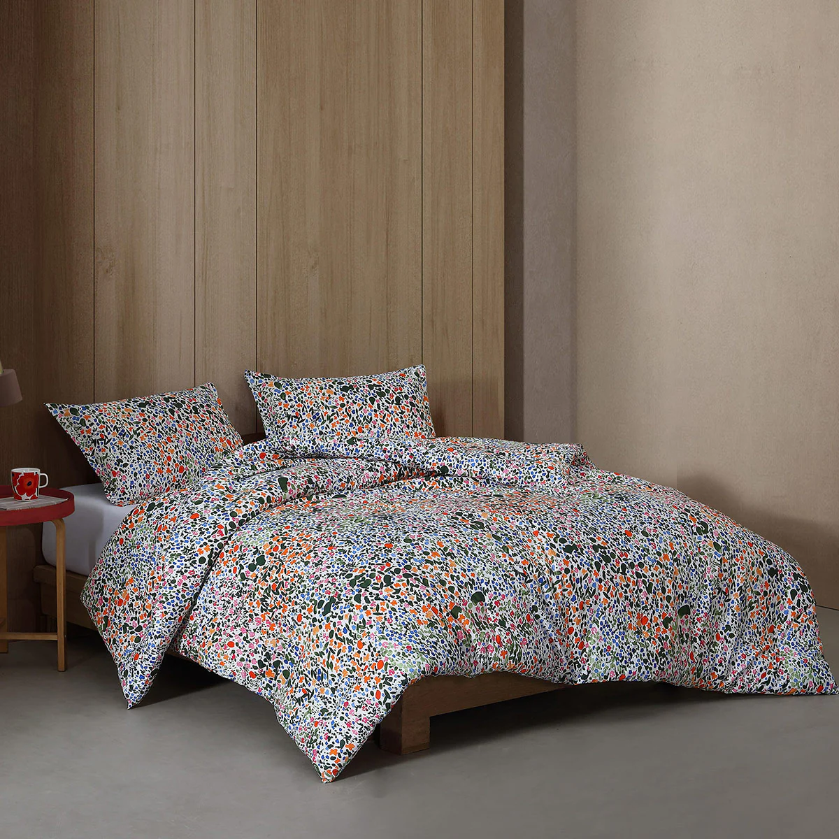 Marimekko Rantaniitty Orange / Green / Multi Duvet Cover Set - King - Image 3