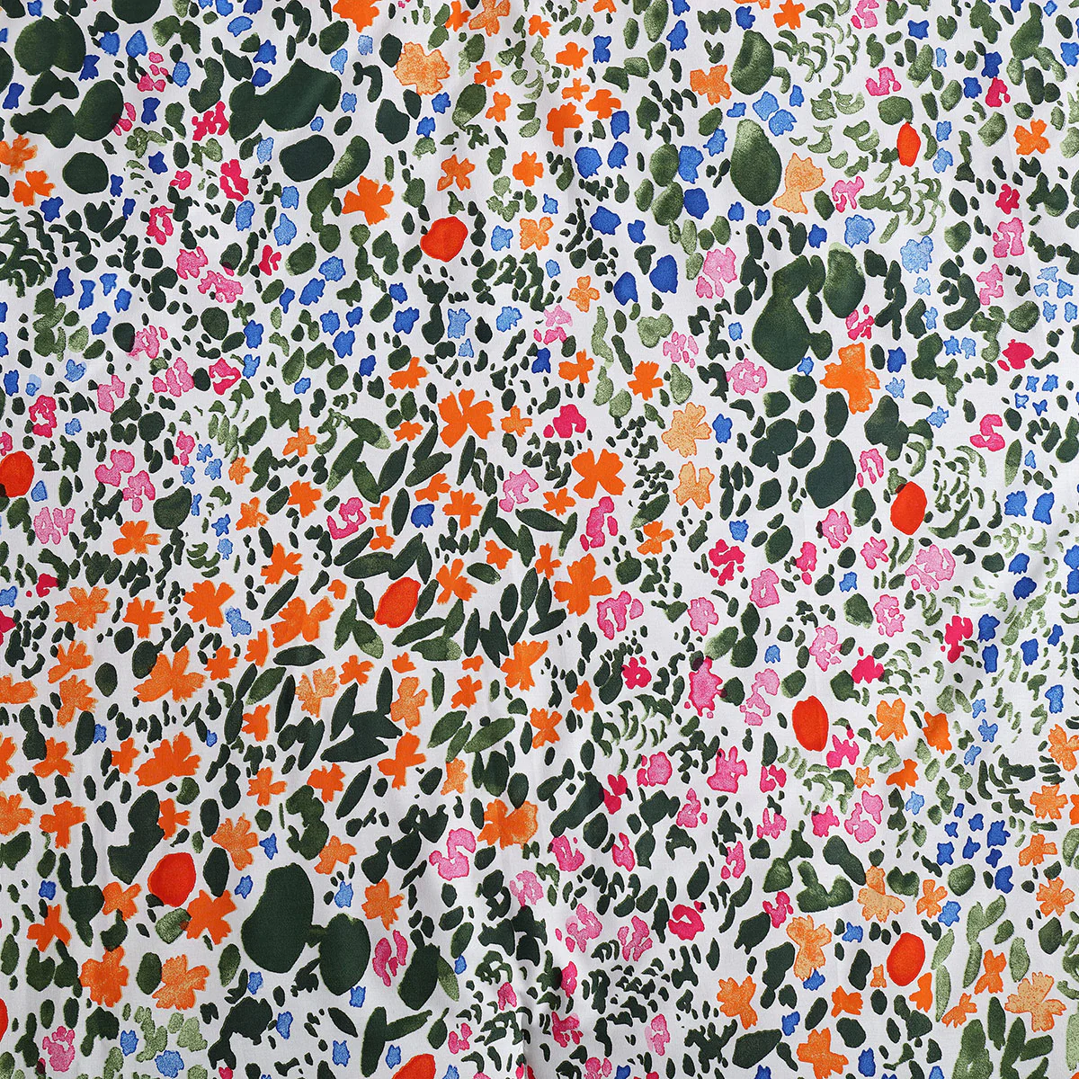 Marimekko Rantaniitty Orange / Green / Multi Duvet Cover Set - King - Image 5