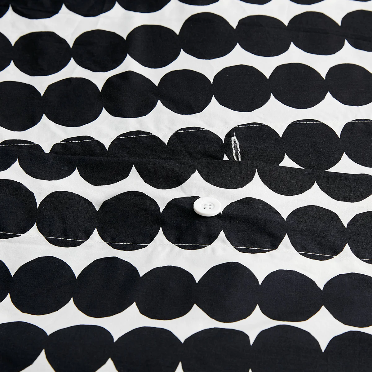 Marimekko Rasymatto White / Black King Duvet Cover Set - Image 7