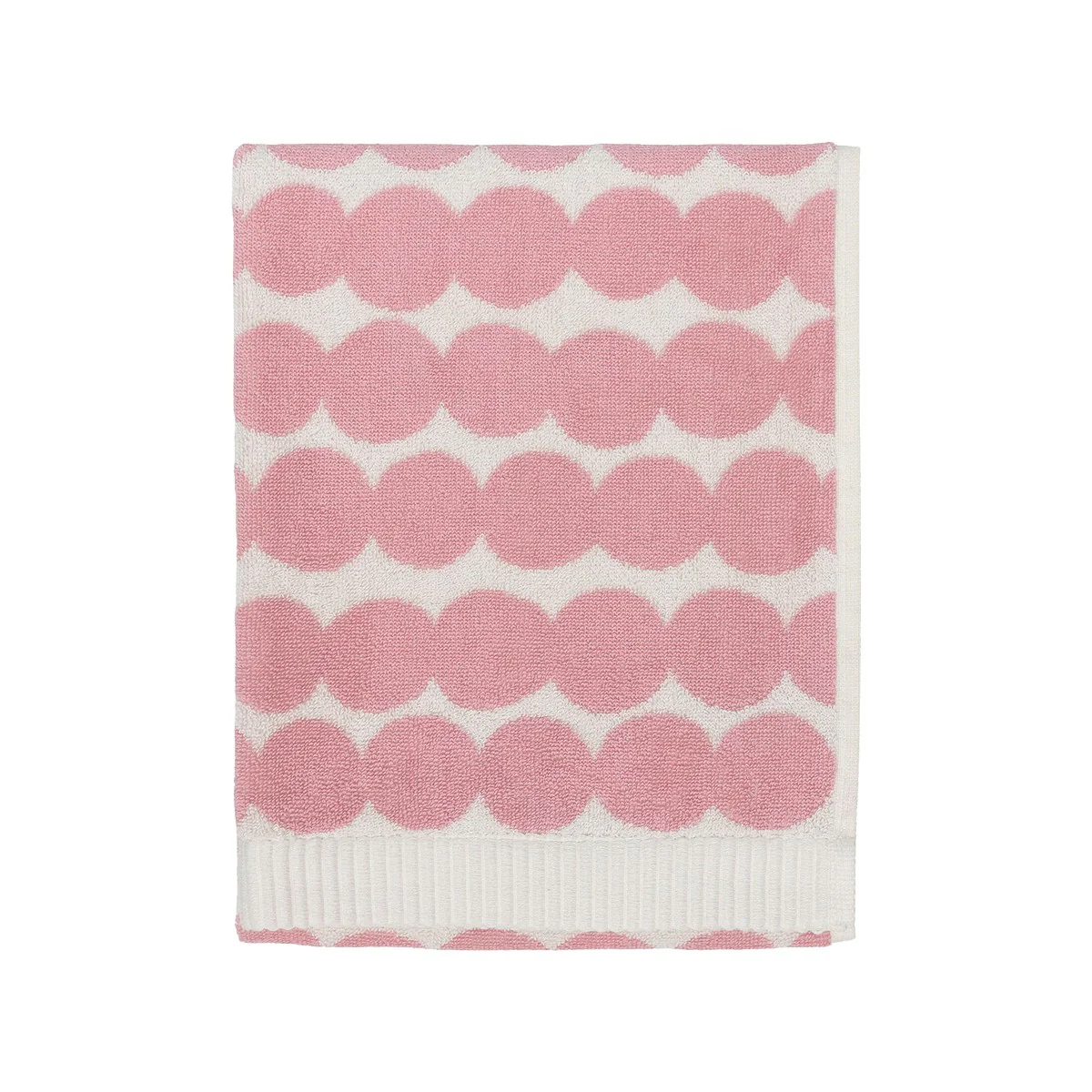Marimekko Rasymatto Light Pink / White Hand Towel - Image 4