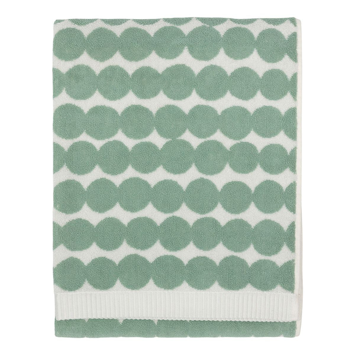 Marimekko Rasymatto Sage / White Bath Towel - Image 3