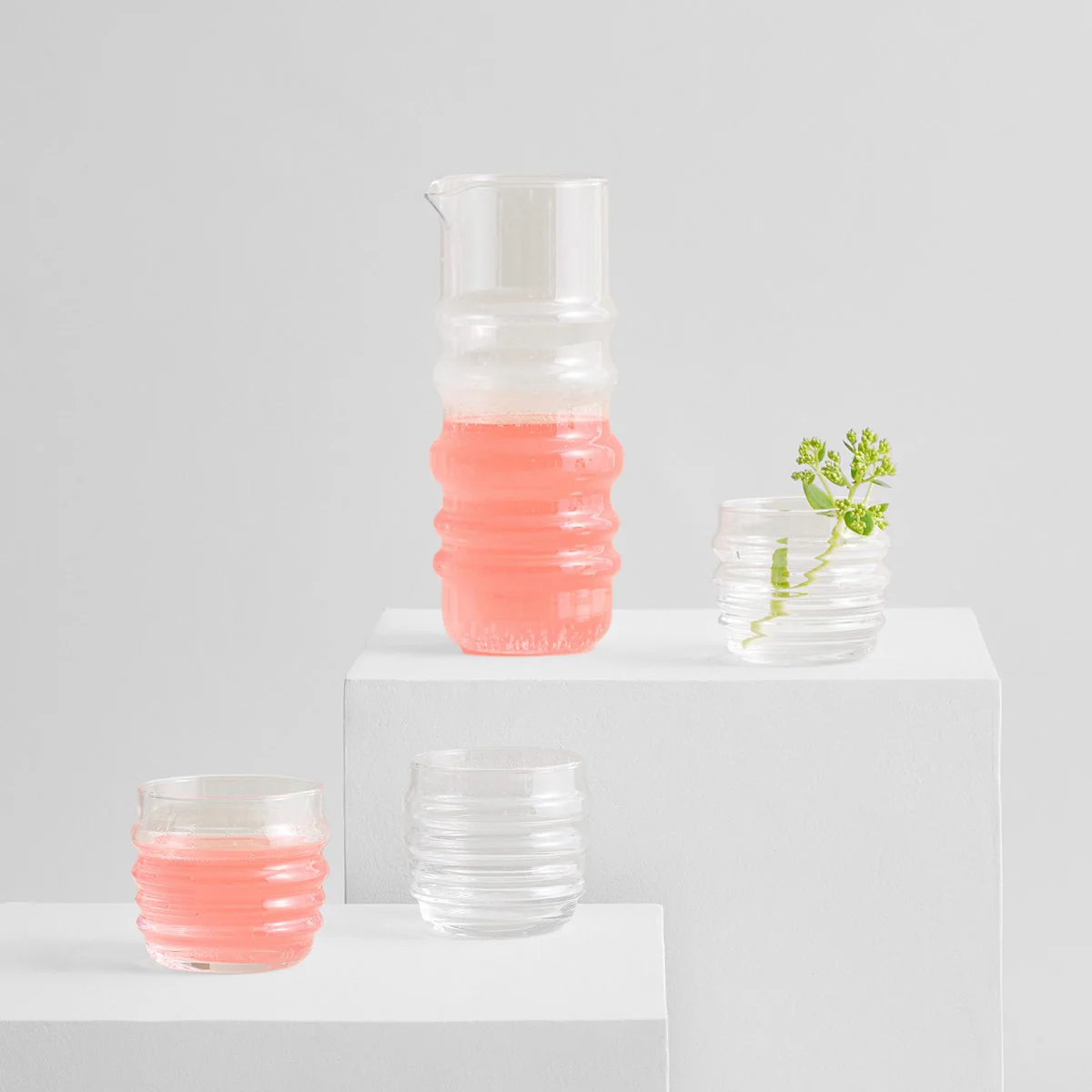 Marimekko Socks Rolled Down Clear Pitcher - Image 3