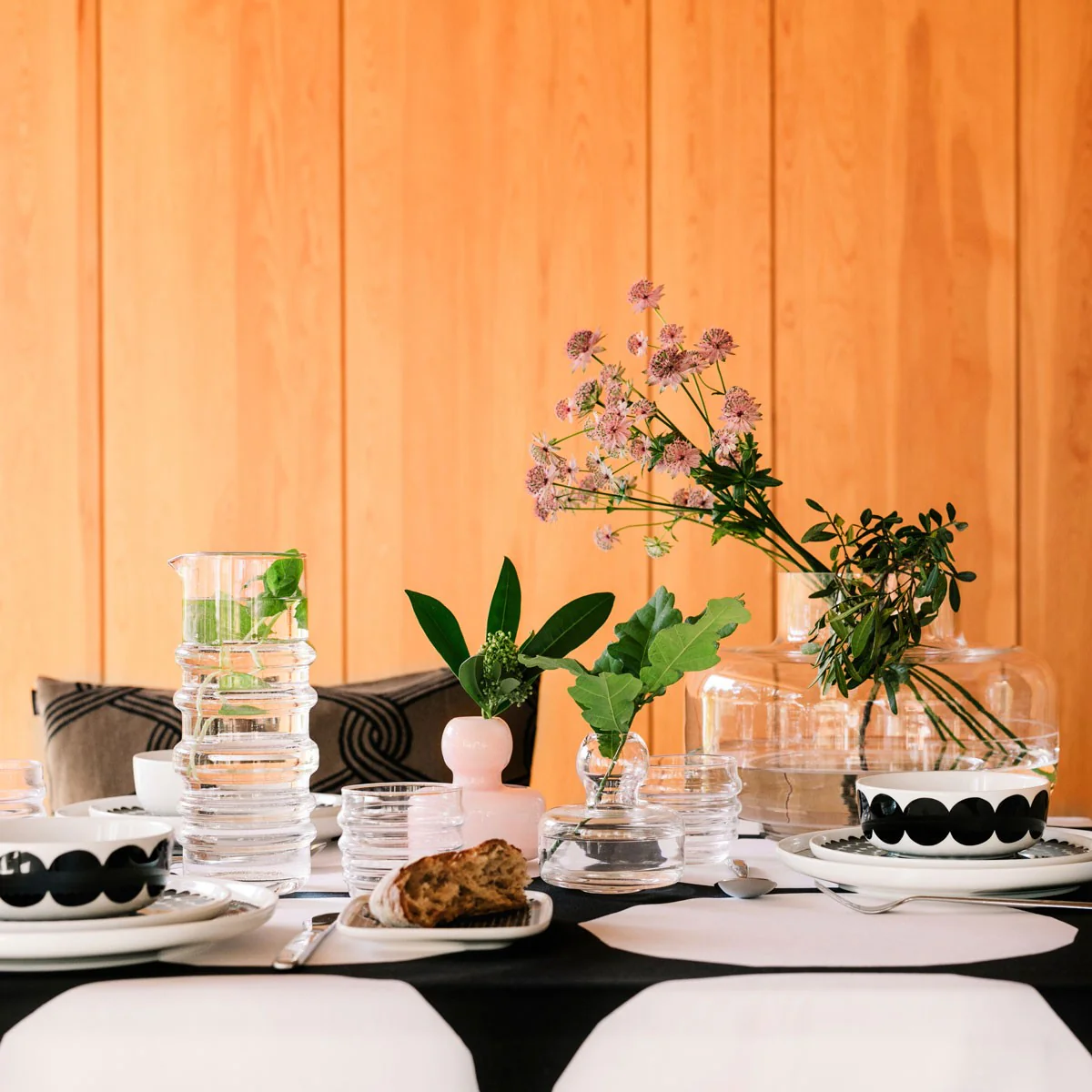 Marimekko Socks Rolled Down Clear Pitcher - Image 5