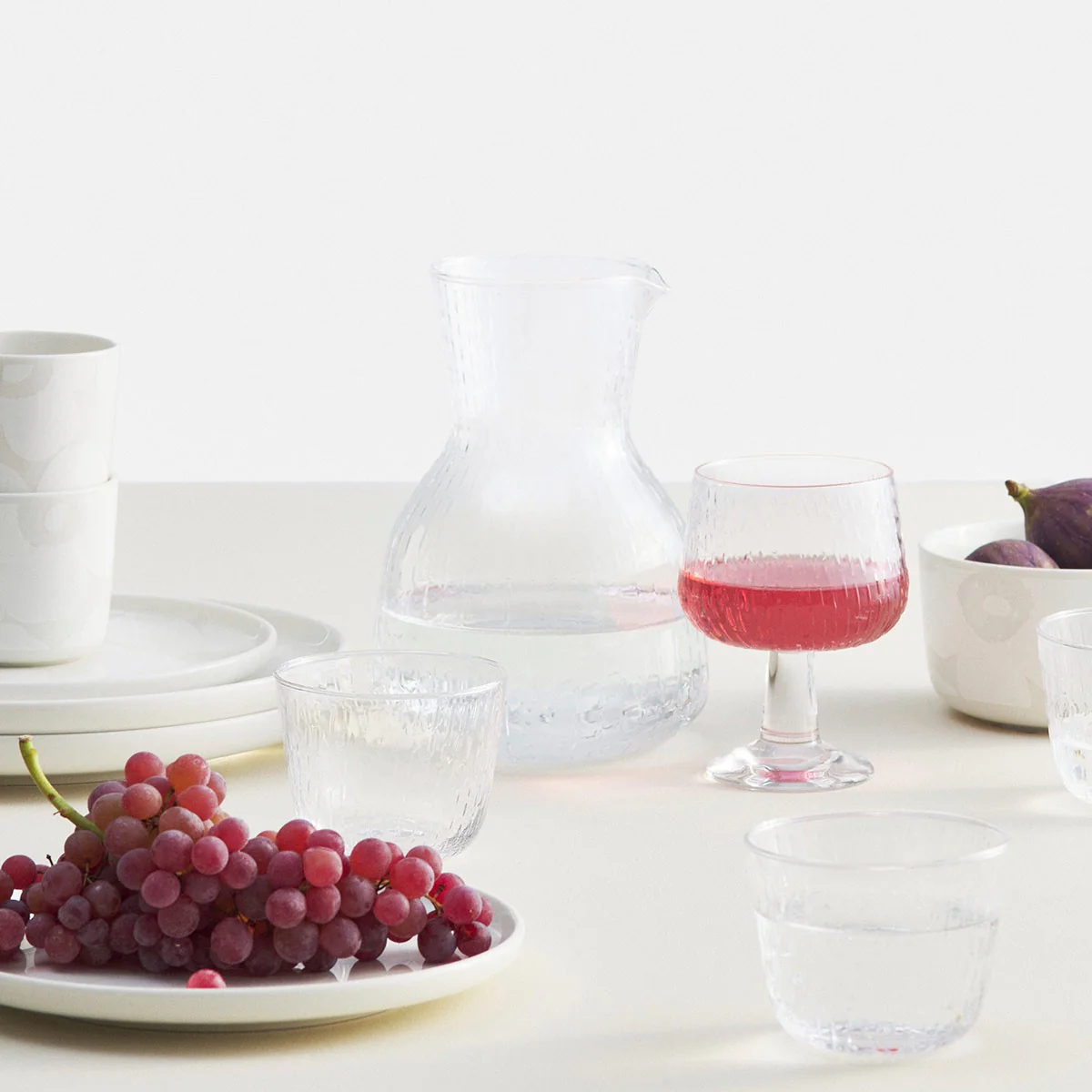 Marimekko Syksy Clear Glass Goblet - Image 4