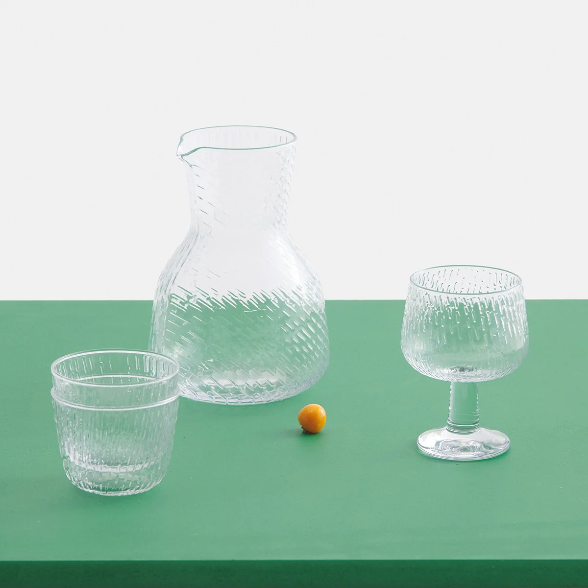 Marimekko Syksy Clear Glass Tumblers - Set of 2 - Image 3