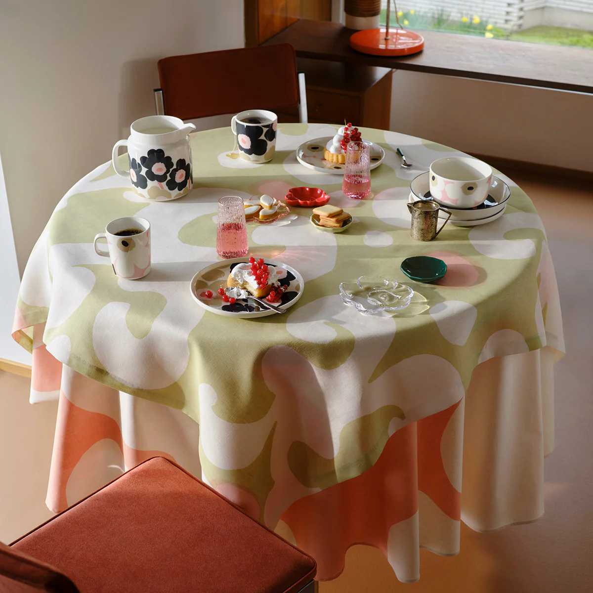 Marimekko Unikko / Kivet Multicolor Mini Sauce Plates - Set of 4 - Image 4