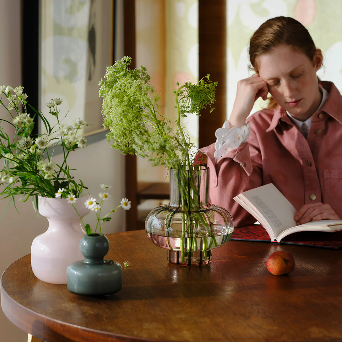 Marimekko Sakki Light Pink Vase - Image 2