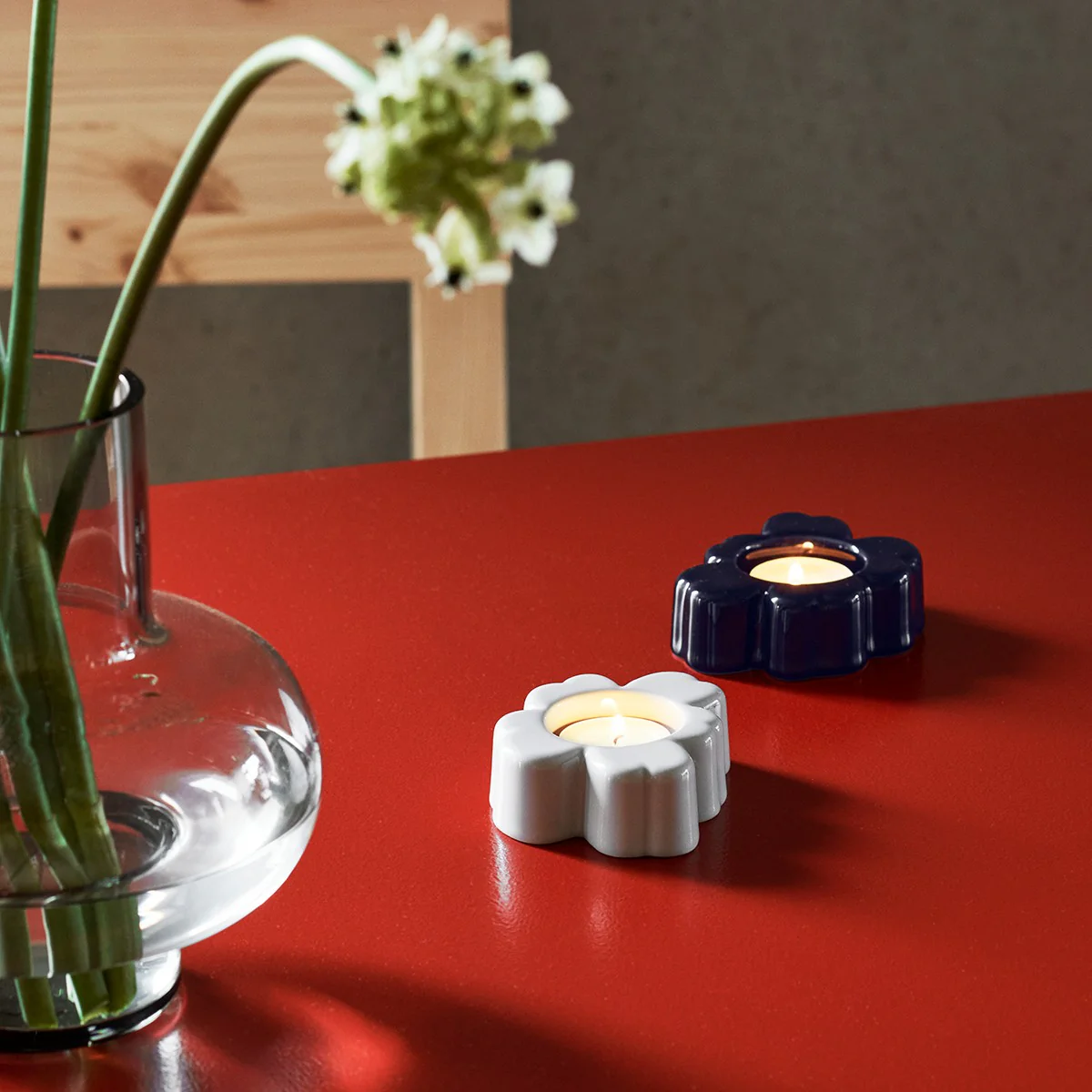 Marimekko Umpu Misty Grey Vase - Image 3