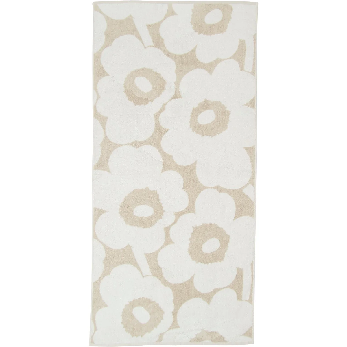 Marimekko Unikko Beige Bath Towel - Image 3