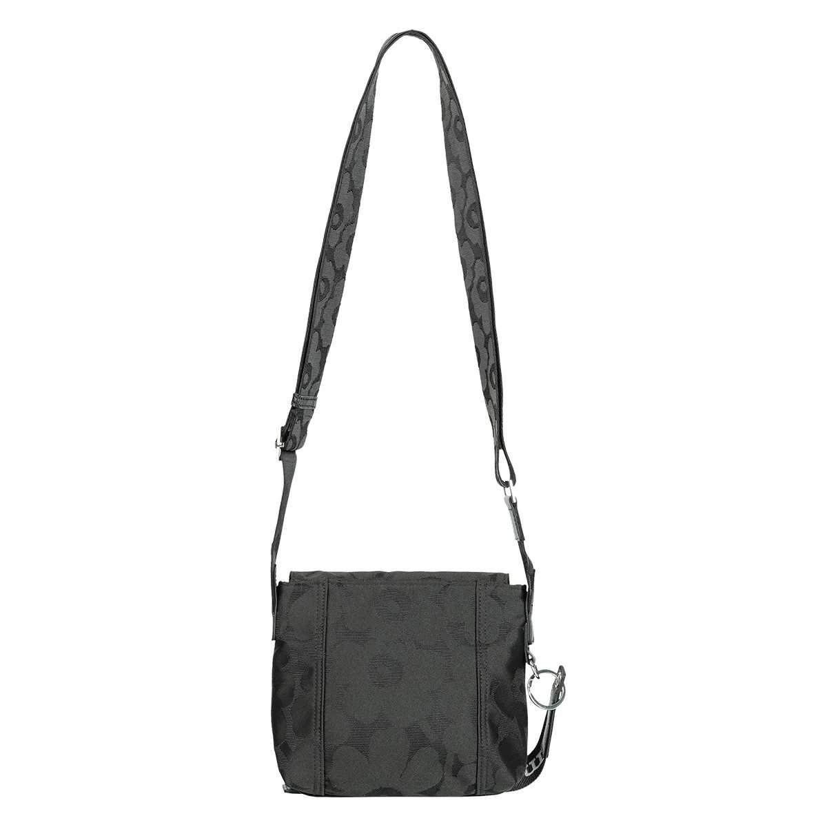 Marimekko Unikko Black Mini Messenger Bag - Image 4