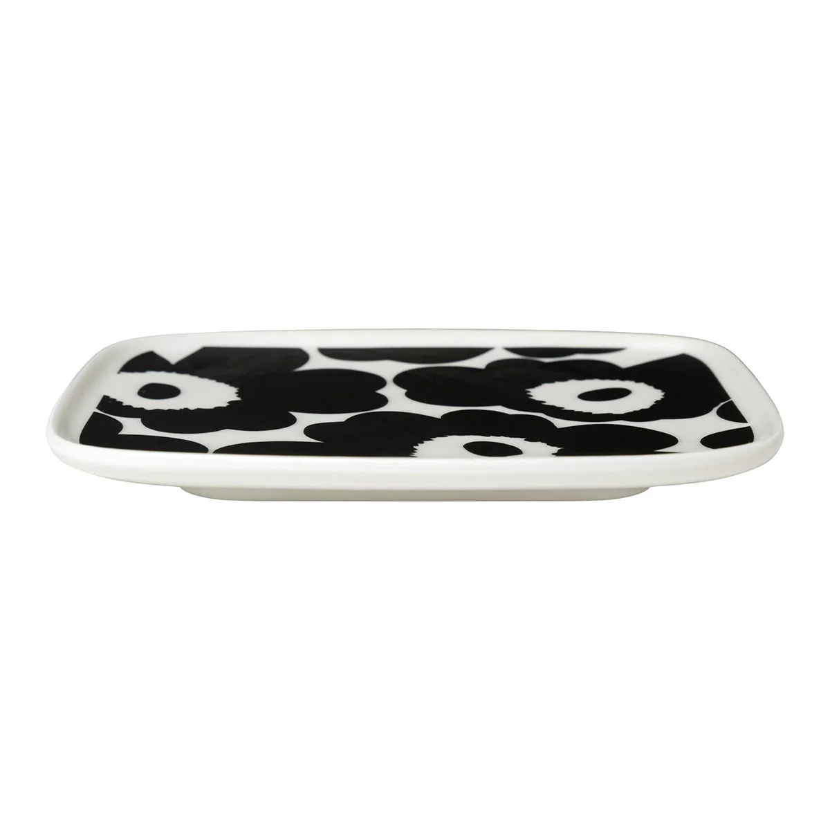 Marimekko Unikko White / Black Small Plate - Image 6