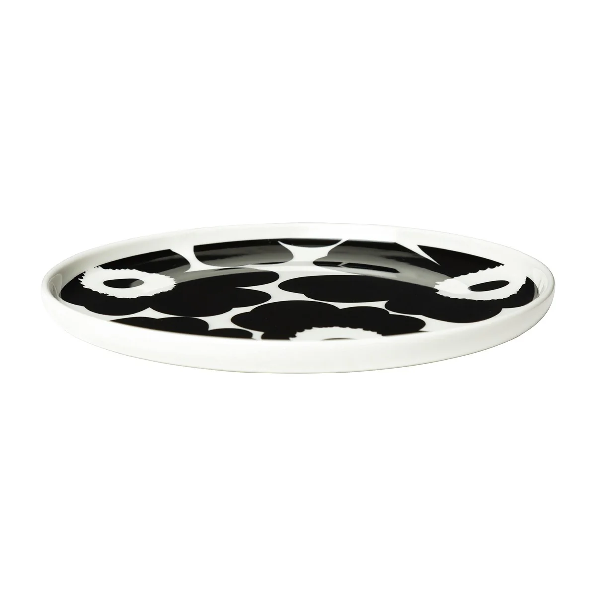 Marimekko Unikko White / Black Salad Plate - Image 6