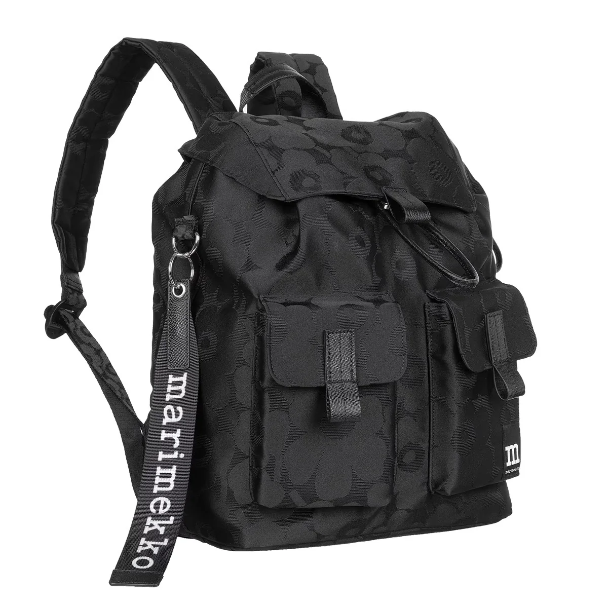 Marimekko Unikko Black Everything Backpack - Image 3