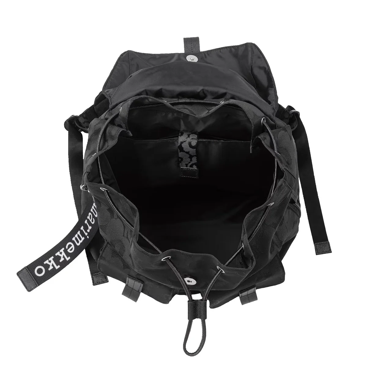 Marimekko Unikko Black Everything Backpack - Image 5