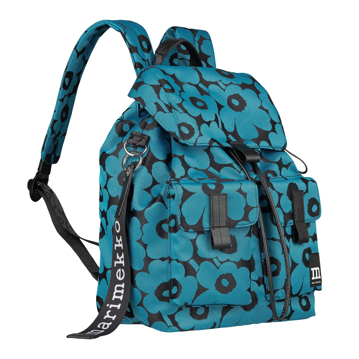 Marimekko Unikko Blue / Black Everything Backpack - Image 2