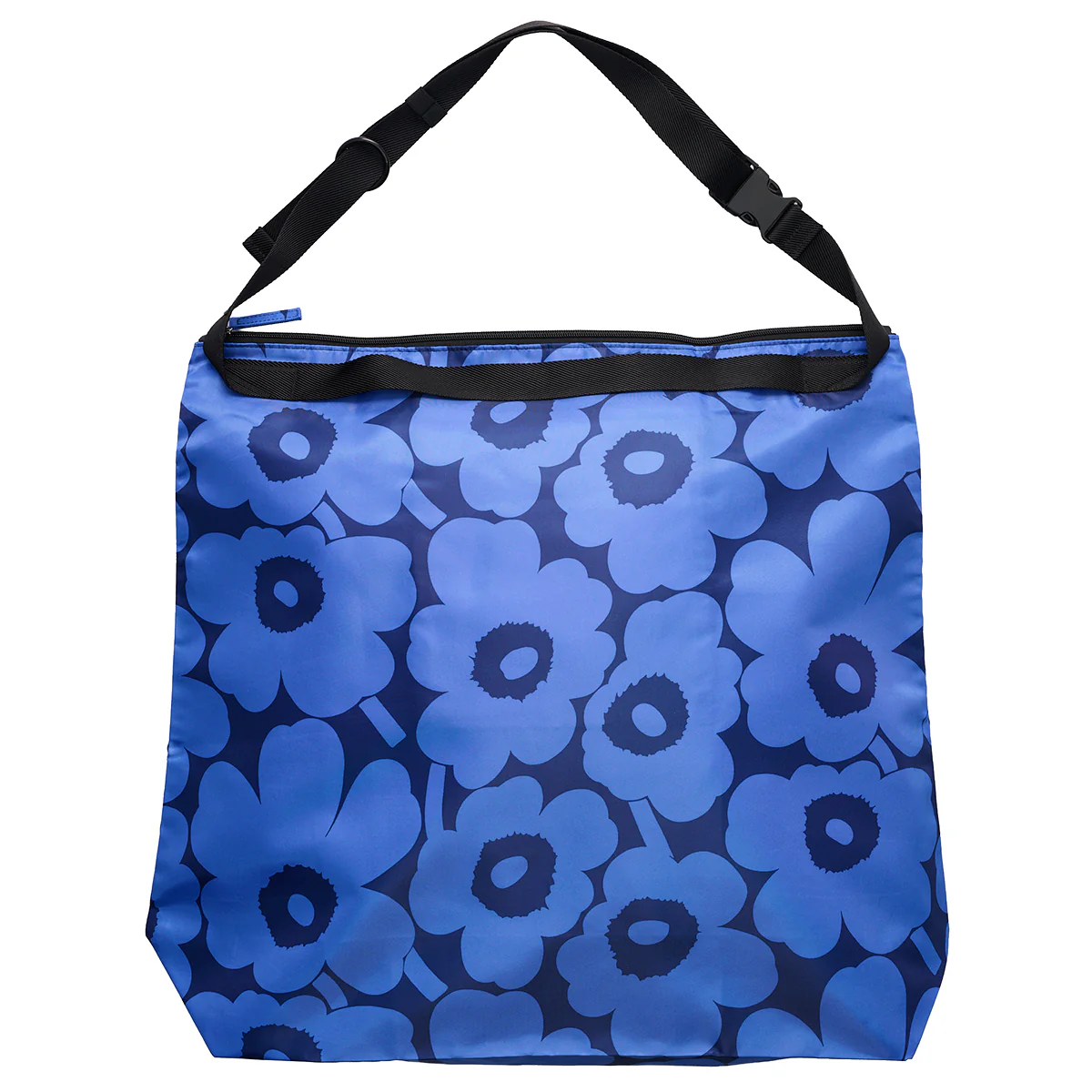 Marimekko Unikko Blue / Dark Blue / Black Large Neat Crossbody Shoulder Bag - Image 3