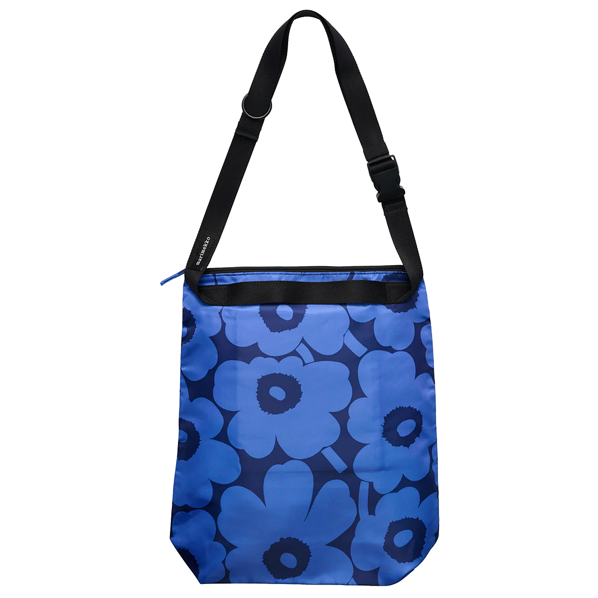 Marimekko Unikko Blue / Dark Blue / Black Medium Neat Crossbody Shoulder Bag - Image 4