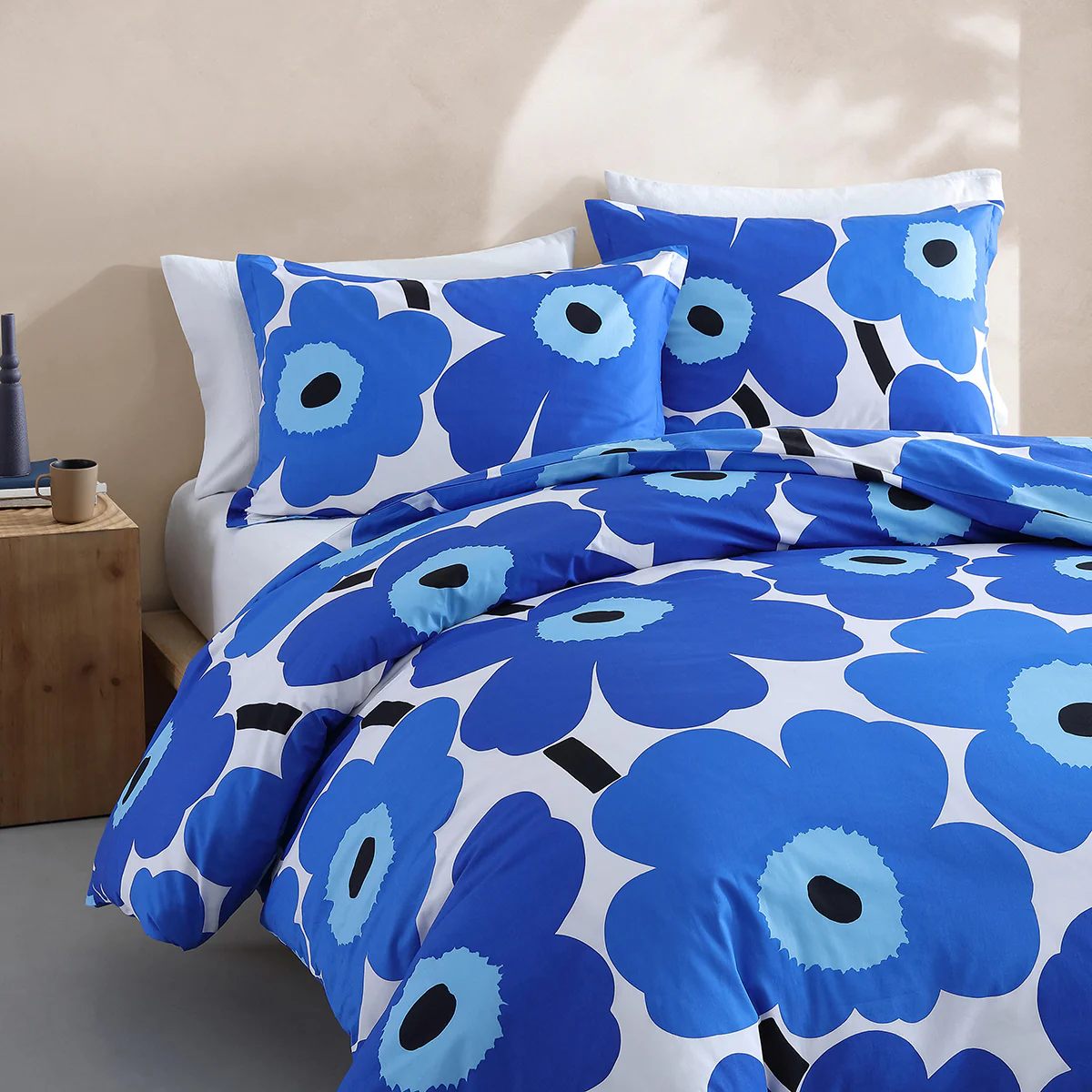 Marimekko Unikko Blue King Duvet Cover Set - Image 2